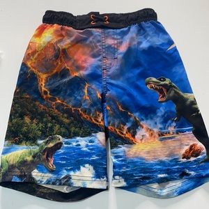 Boys 6/7 dinosaur swim trunks